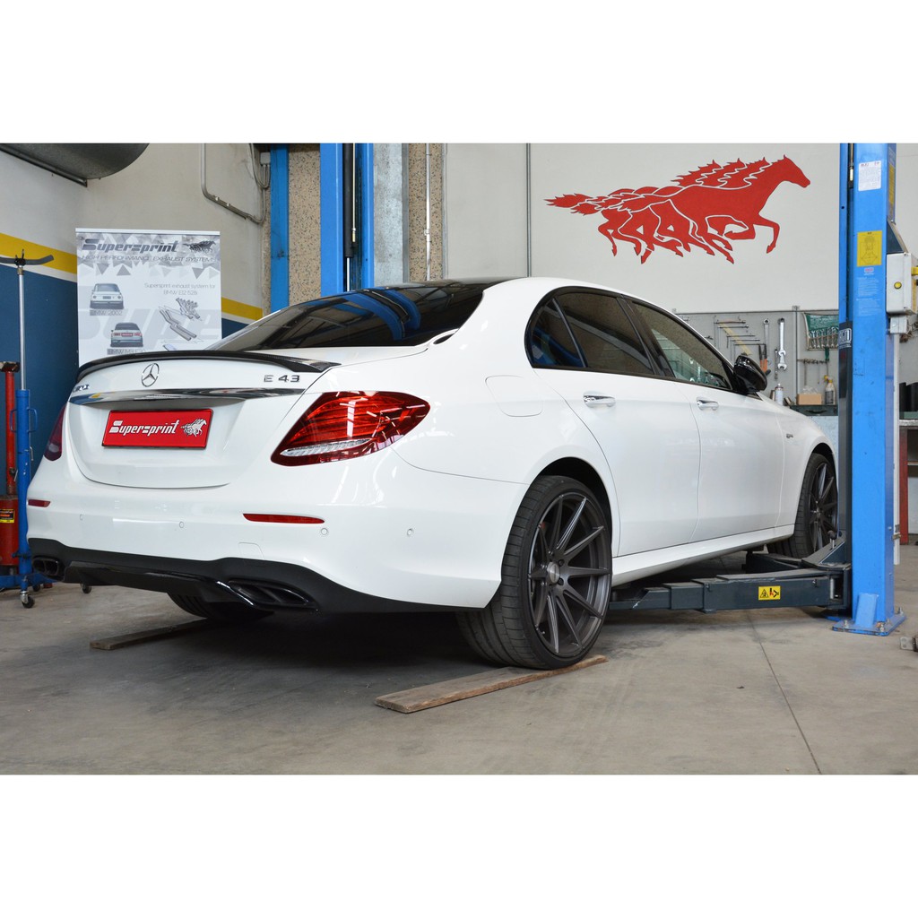 來自義大利"超級春天"排氣賓士 W213 E 43 AMG-SUPERSPRINT全排氣系統 圖片 3