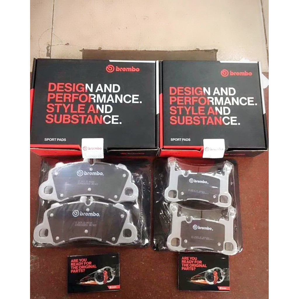 布雷博Brembo HP2000 Porsche Cayenne保時捷卡宴9Y 後剎車片07.B315.91 圖片 4
