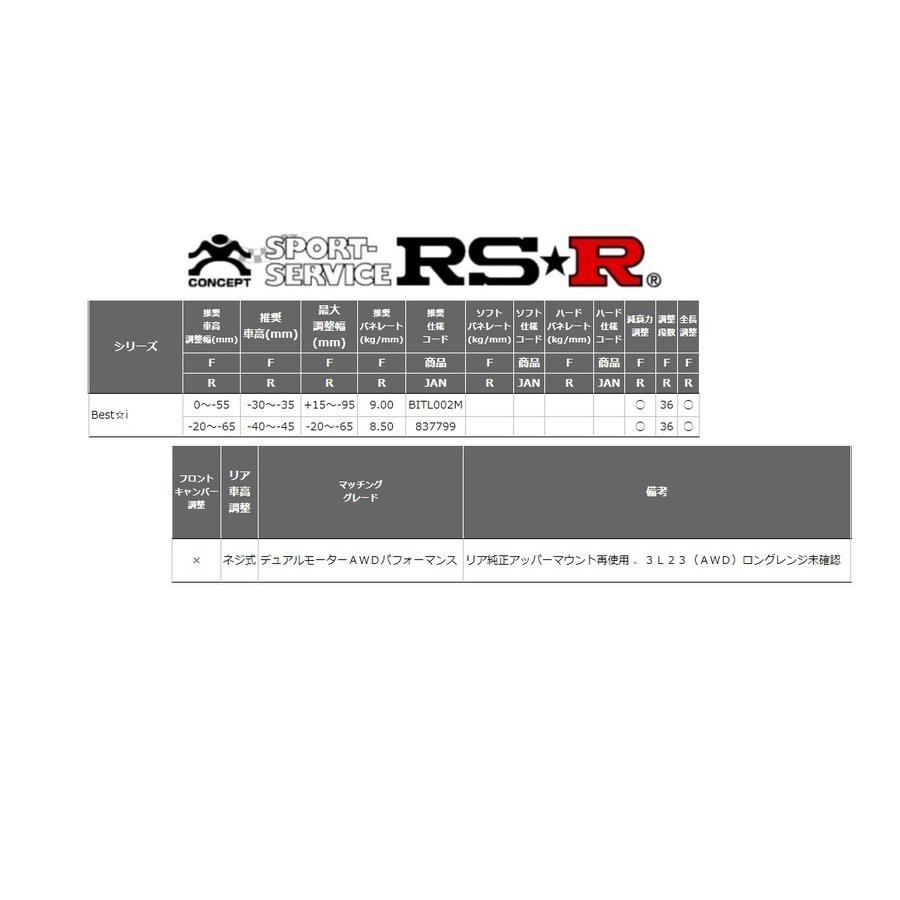 收訂金專用 日本RS-R  Model3 特斯拉 BITL002M Best☆i 圖片 3