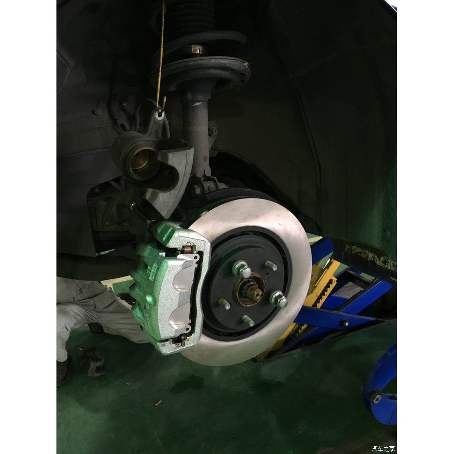 豐田TOYOTA  PREVIA 07-19 升級雙活塞剎車卡鉗消音片剎車盤剎車片日本正廠 圖片 6