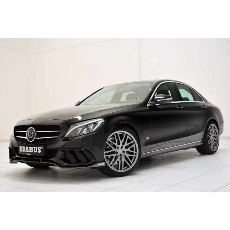 (出清特價)正BRABUS W205. C系列 用 空力套件組 4P+1排氣尾桶（不含烤漆安裝） 圖片 2