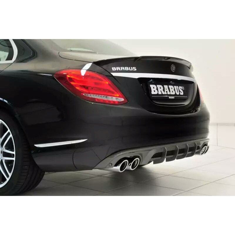 (出清特價)正BRABUS W205. C系列 用 空力套件組 4P+1排氣尾桶（不含烤漆安裝） 圖片 3