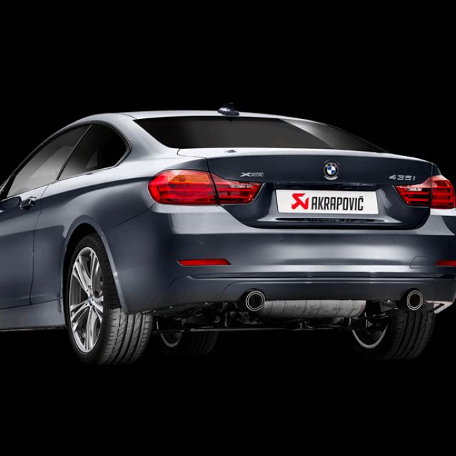 全新海外庫存 BMW 3 4系F30 F31 F32 AKRAPOVIC 蠍子中段 + 尾桶 + 尾飾管(CARBON)