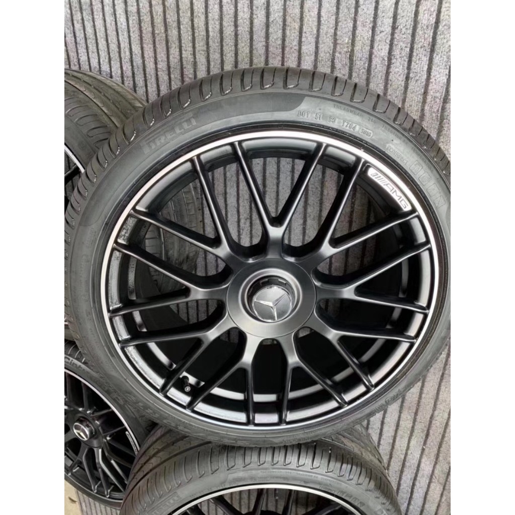 19寸Mercedes C63 AMG原廠拆車輪圈組2015+ 圖片 6