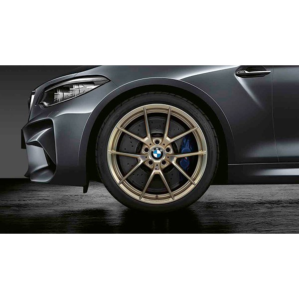 全新BMW寶馬原廠 M performance M2C 763M 鍛造金色車輪組 圖片 2
