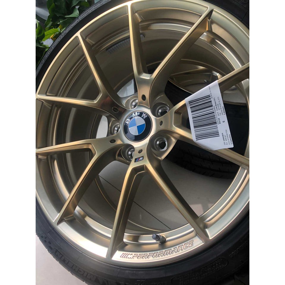全新BMW寶馬原廠 M performance M2C 763M 鍛造金色車輪組 圖片 4