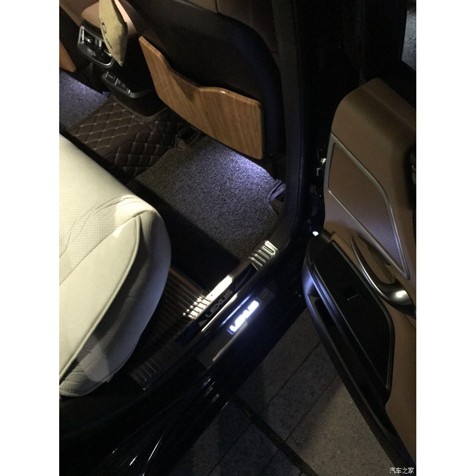 LEXUS 18~新款ES250 ES300 純正原廠 LED 不銹鋼 迎賓踏板 圖片 6